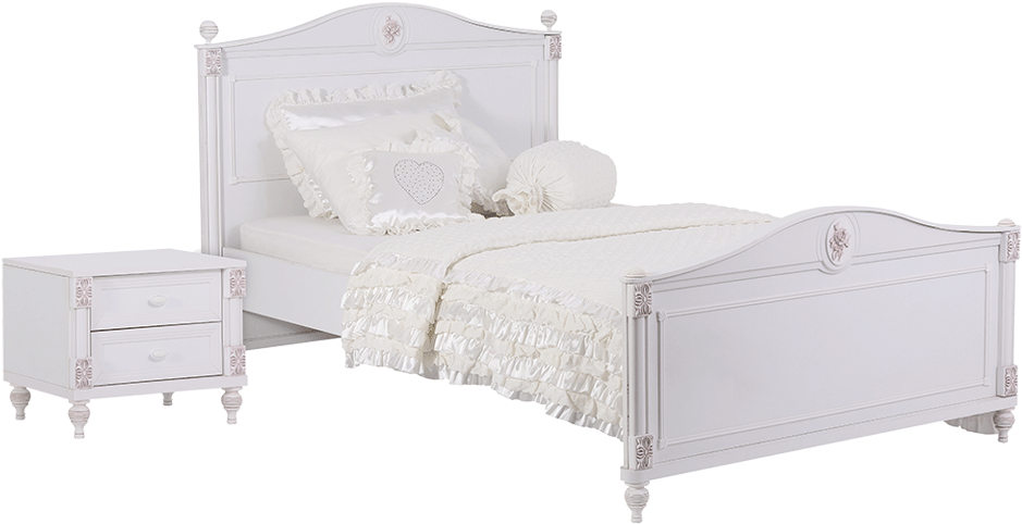 Rose Bed - Bed Frame Clipart (960x500), Png Download