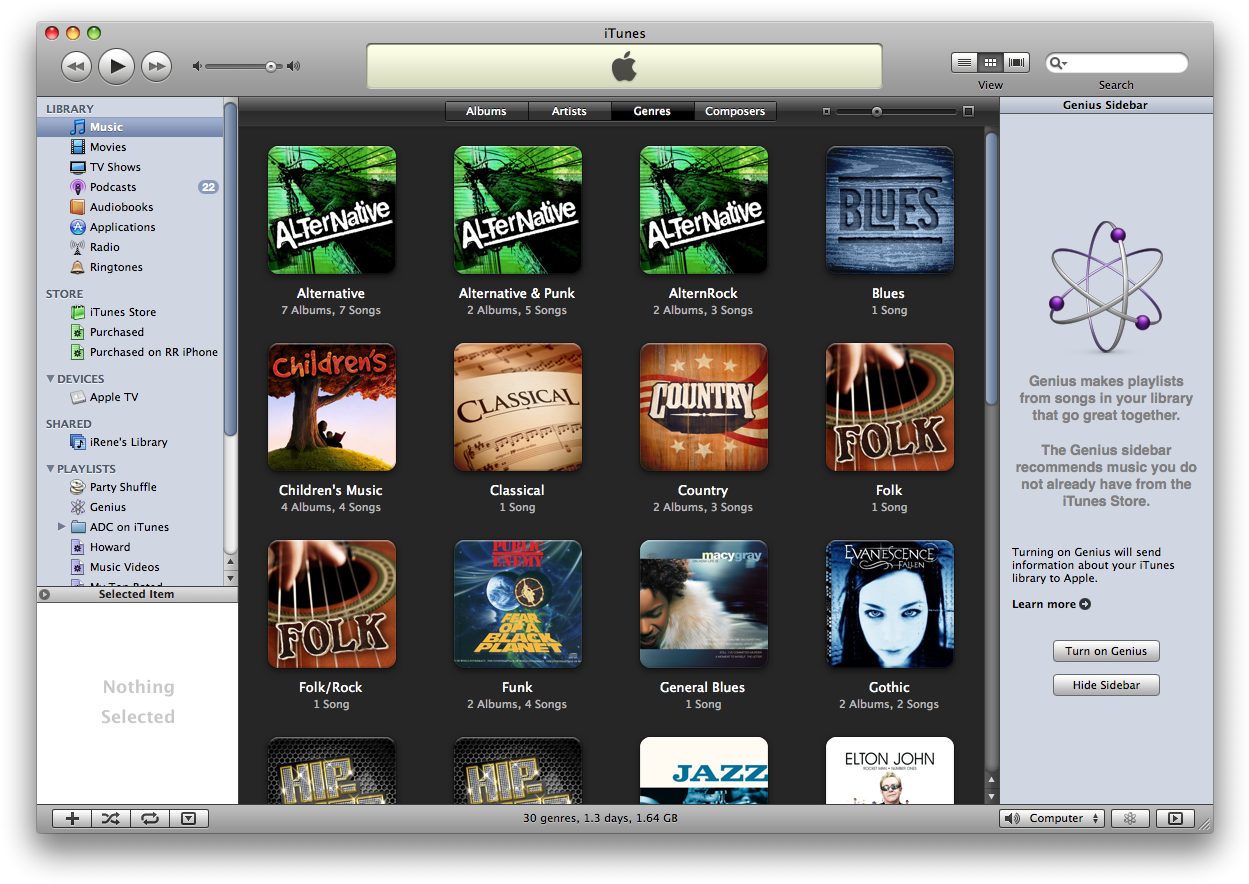 Grid - Itunes Clipart (1256x891), Png Download