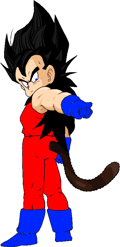 Dbz Kid Vegeta , Png Download - Dbz Kid Vegeta Clipart (410x845), Png Download
