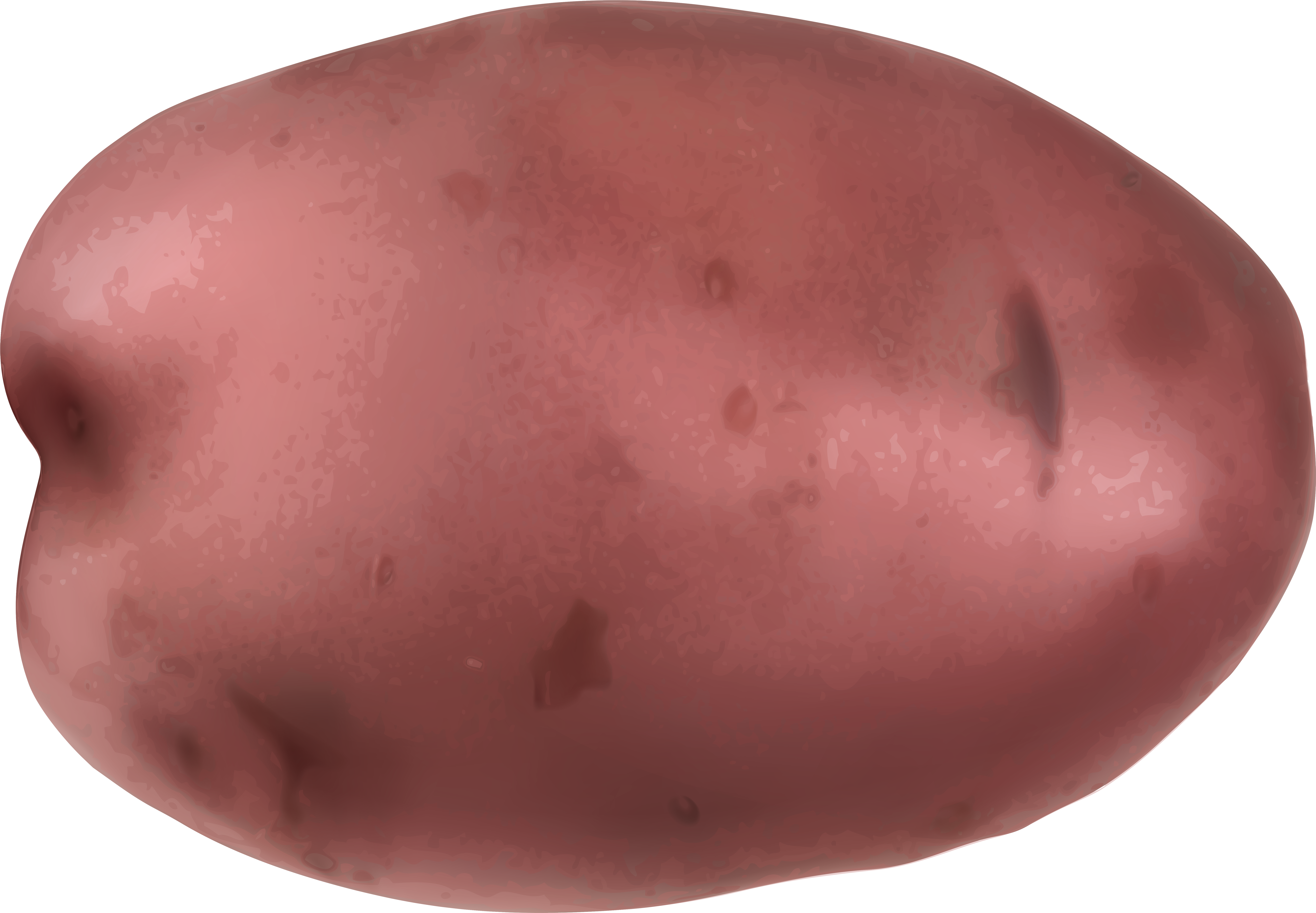 Red Potato Transparent Background Clipart (8000x5554), Png Download
