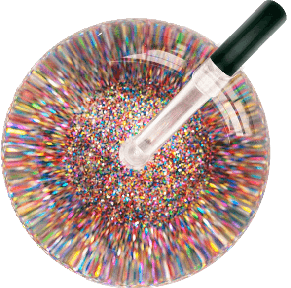 Single Stethoscope - Glitter - Single Stethoscope - Circle Clipart (600x584), Png Download