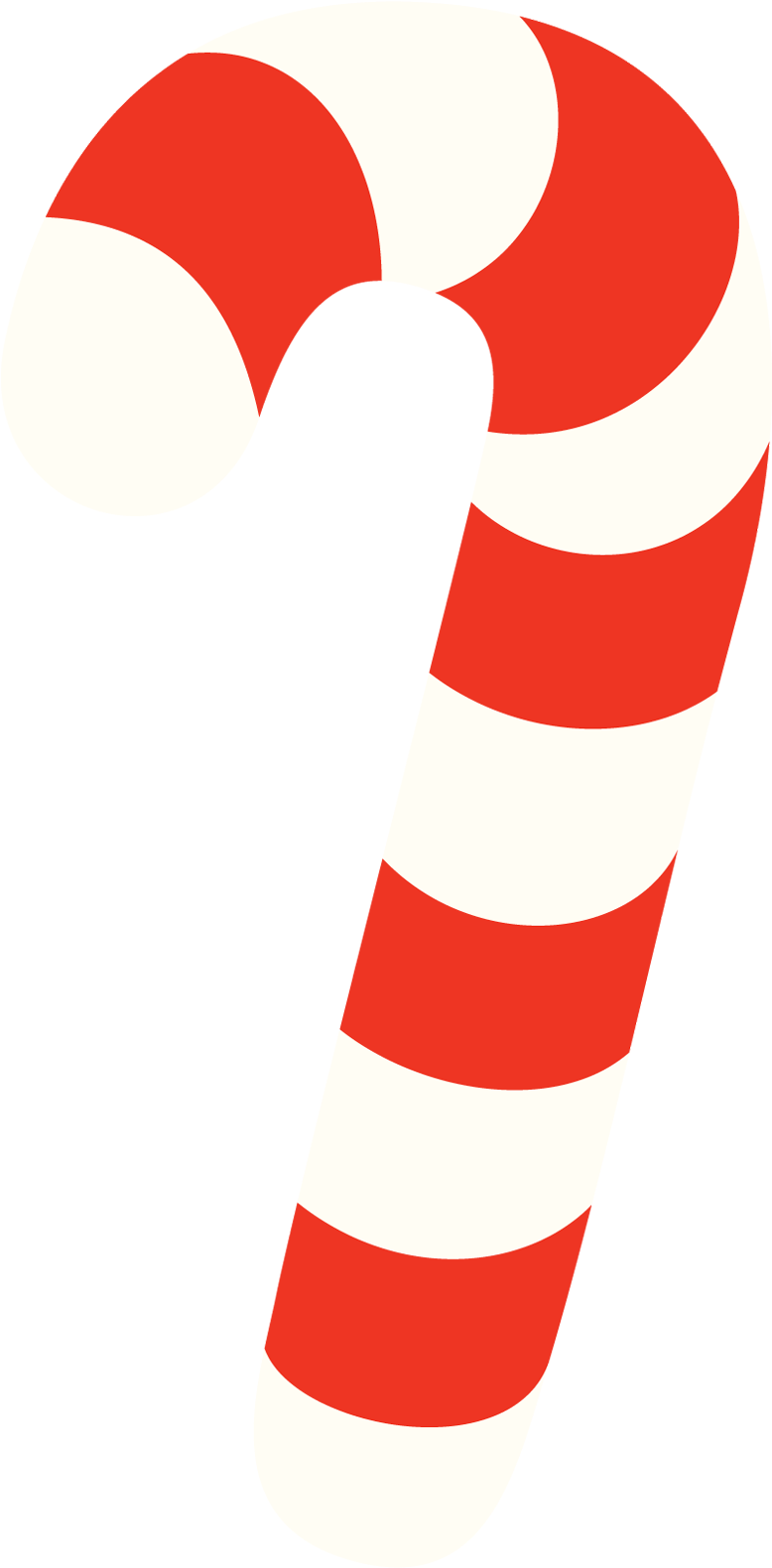 Christmas Candy - Candy Cane Clipart Png Transparent Png (900x1650), Png Download
