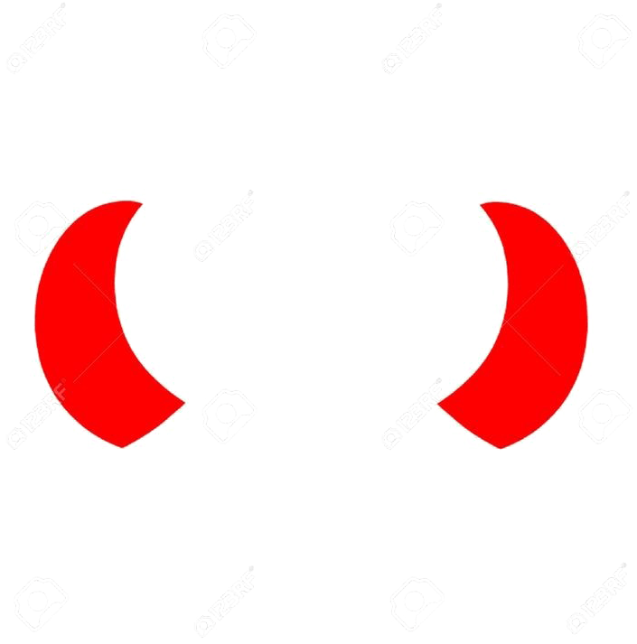 Devil Horns No Background Clipart (736x736), Png Download