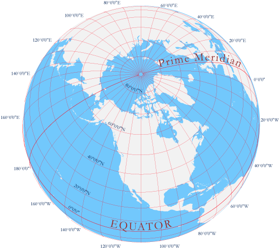 An Image Of Parallels And Meridians - Globe Clipart (600x600), Png Download