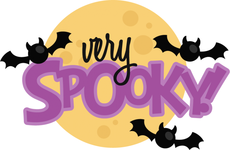 Very Spooky Svg Scrapbook Title Halloween Svg Scrapbook - Halloween Saying Transparent Clipart (800x522), Png Download