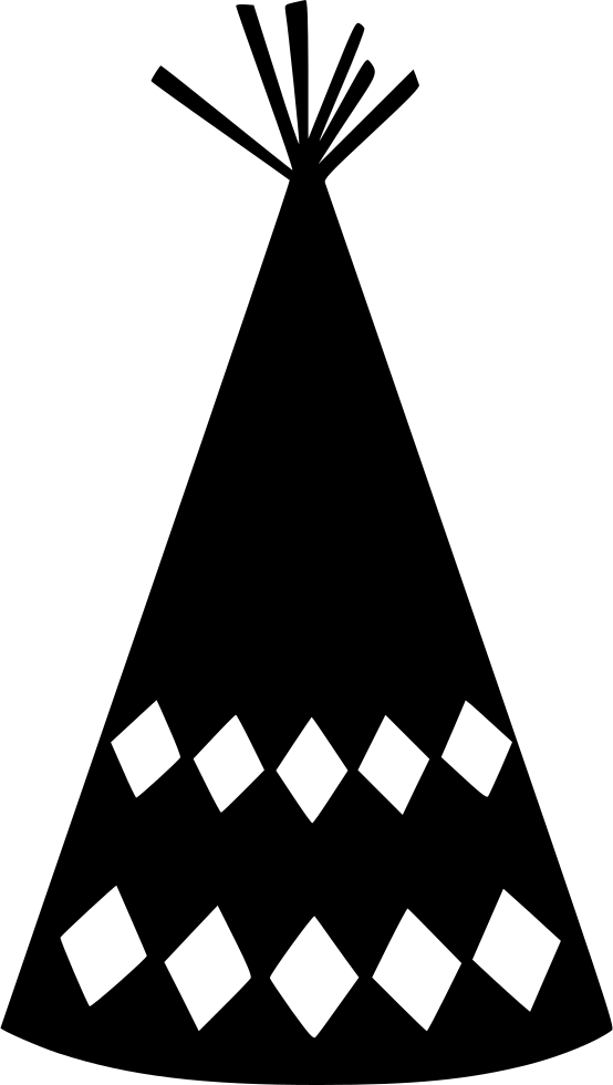 Party Hat Chequer Comments Clipart (554x980), Png Download