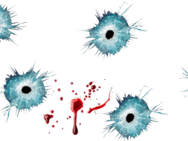 Bullet Hole Clipart Blood - Blood Splatter - Png Download (640x480), Png Download