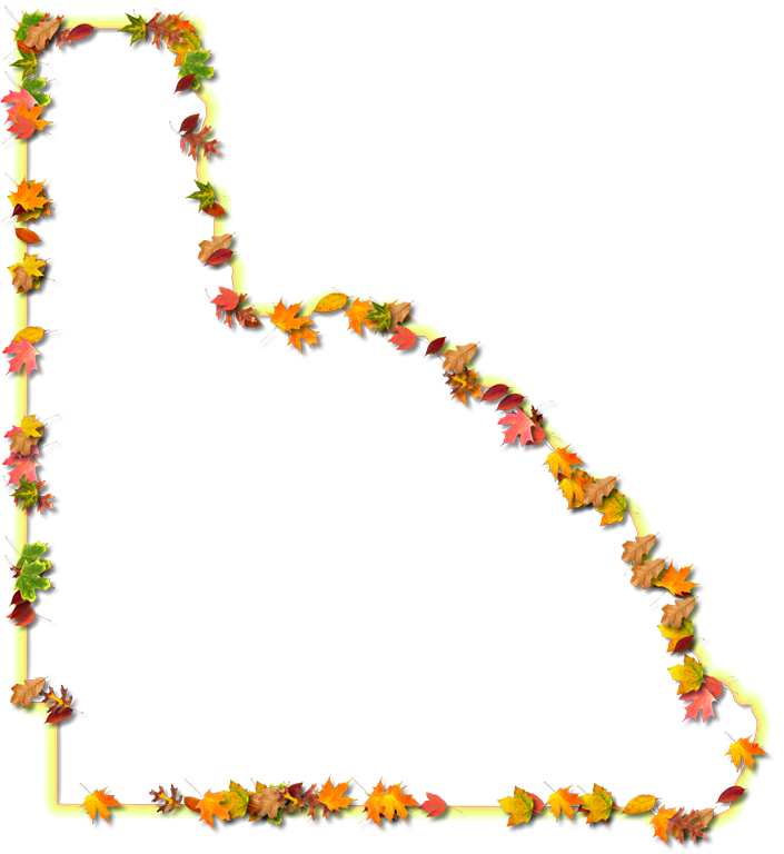A Yellow And Orange Outline Map Of Lafayette With Fall - Illustration Clipart (705x768), Png Download