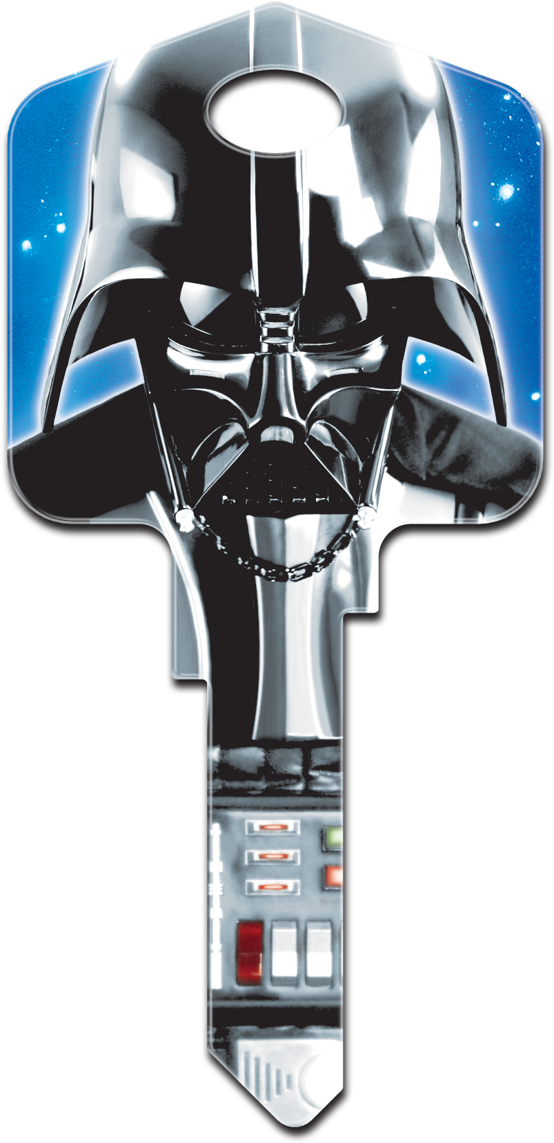 Sw1 - Darth Vader - Sw1 - Key Painted Star Wars Clipart (863x1725), Png Download