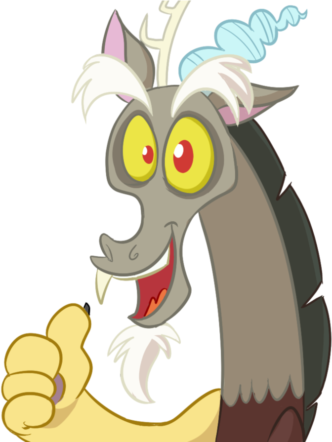 Discord Is Ok By Csimadmax-d4cekar - My Little Pony Discord Png Clipart (894x894), Png Download