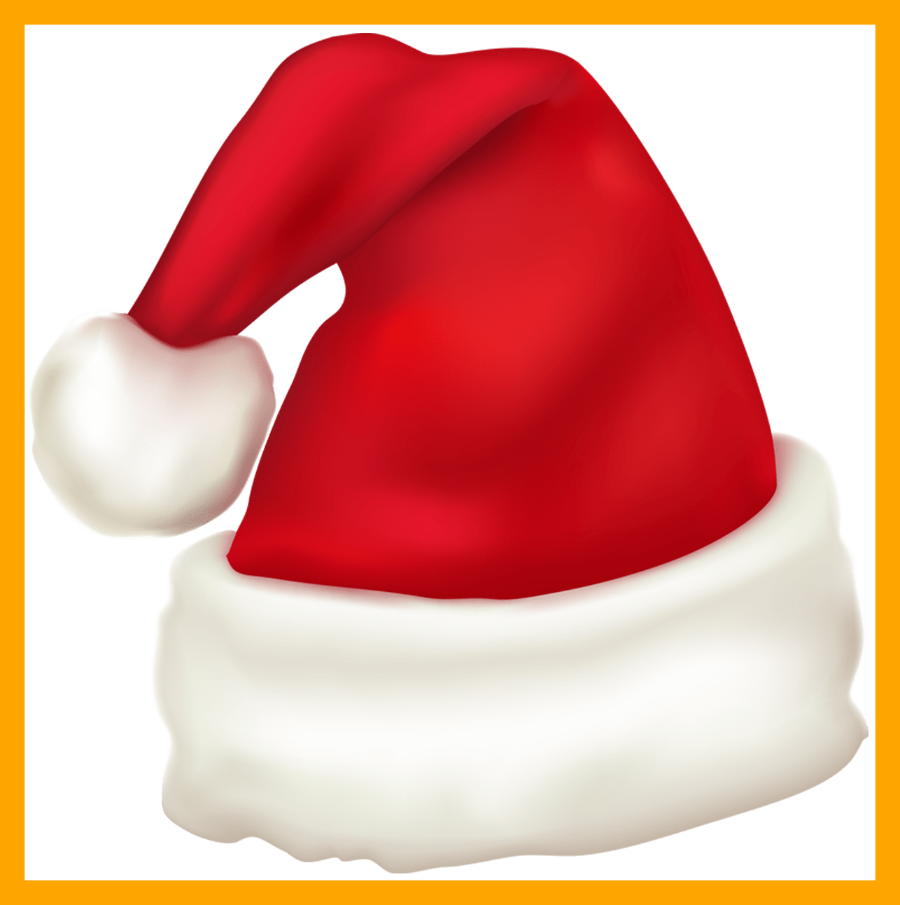 Best Santa Hat Png Clipart And Of Funny Pig Christmas - Santa Claus Hat Vector Png Transparent Png (1286x1292), Png Download