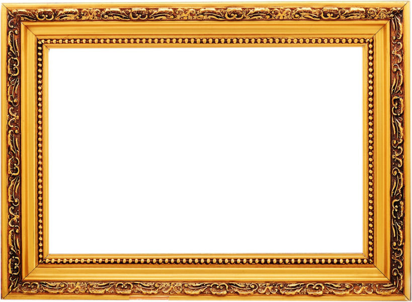 Gold Frame - Frame Png Free Download Clipart (819x600), Png Download