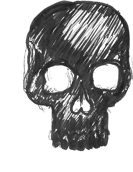 545 X 686 12 - Grunge Skull Transparent Clipart (545x686), Png Download