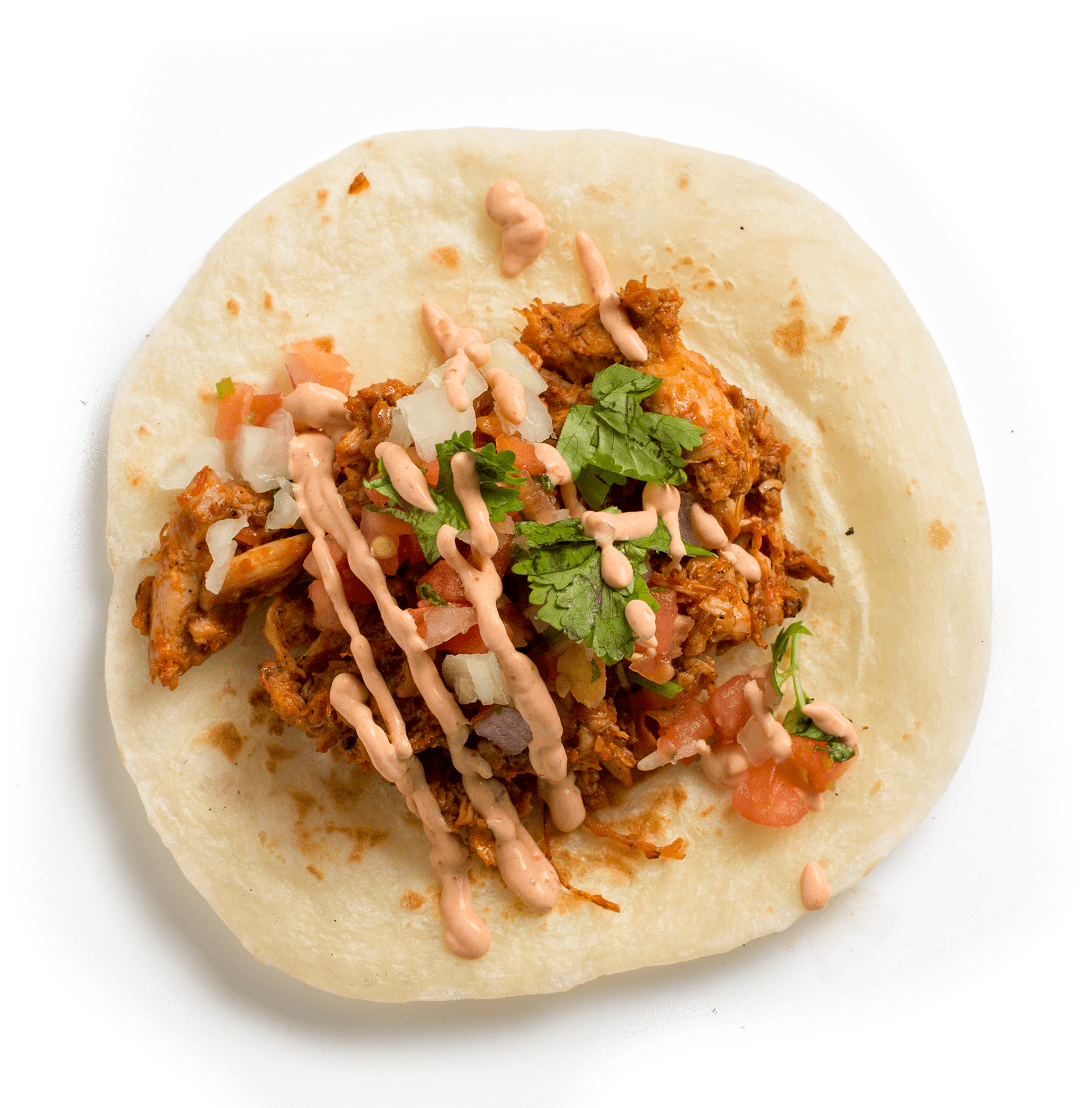 Grilled Shrimp - Korean Taco Clipart (1945x2421), Png Download