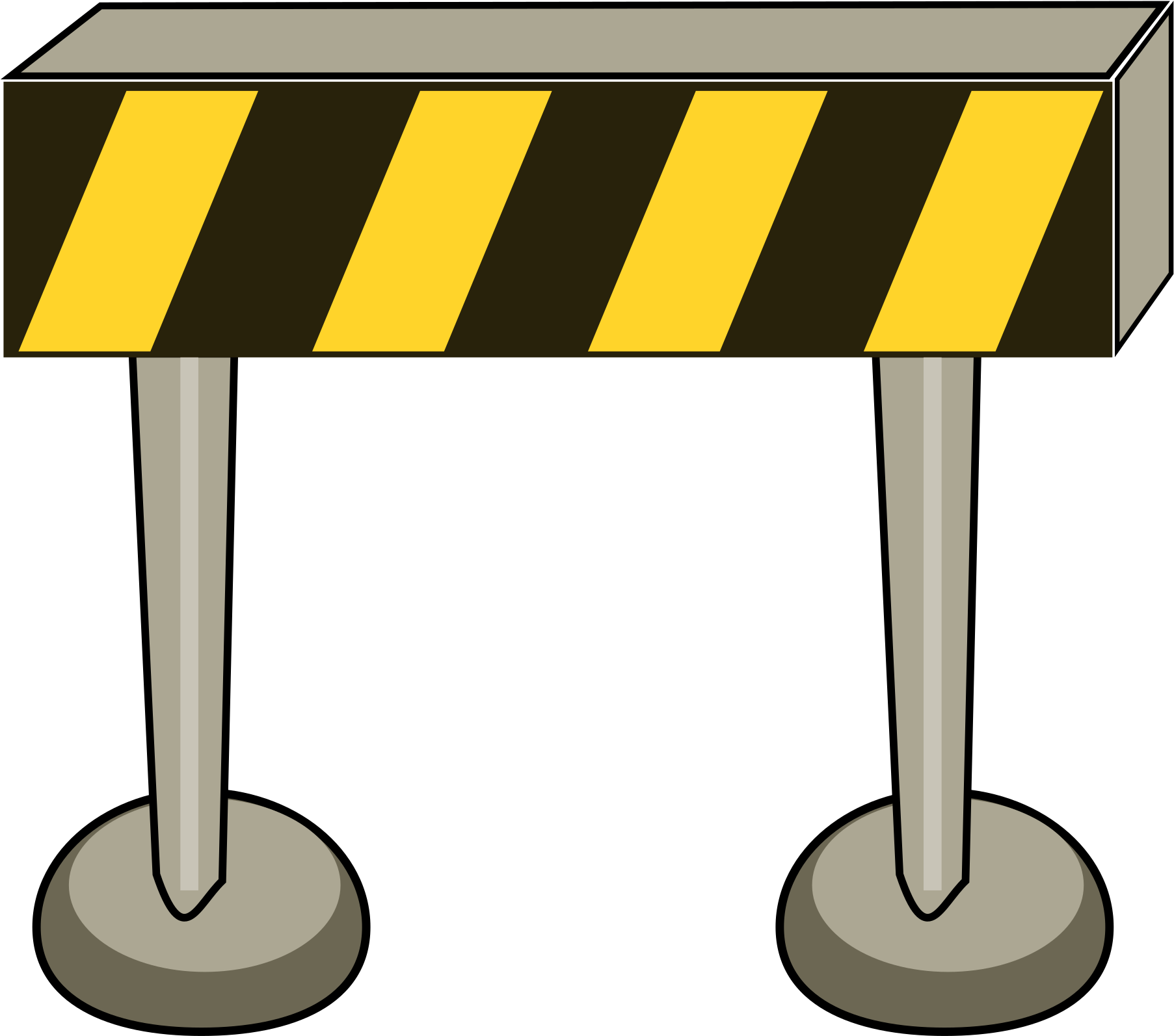 This Free Icons Png Design Of Road Barrier Clipart (2400x3394), Png Download