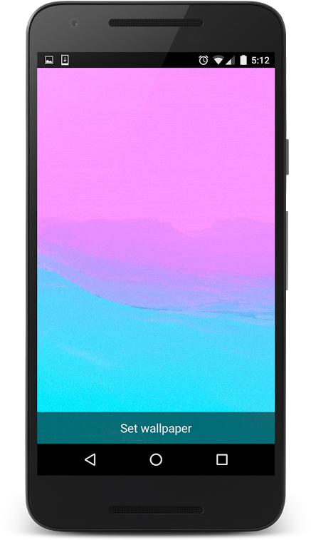 Vaporwave Live Wallpaper - Vaporwave Wallpaper Phone Blue Clipart (437x757), Png Download