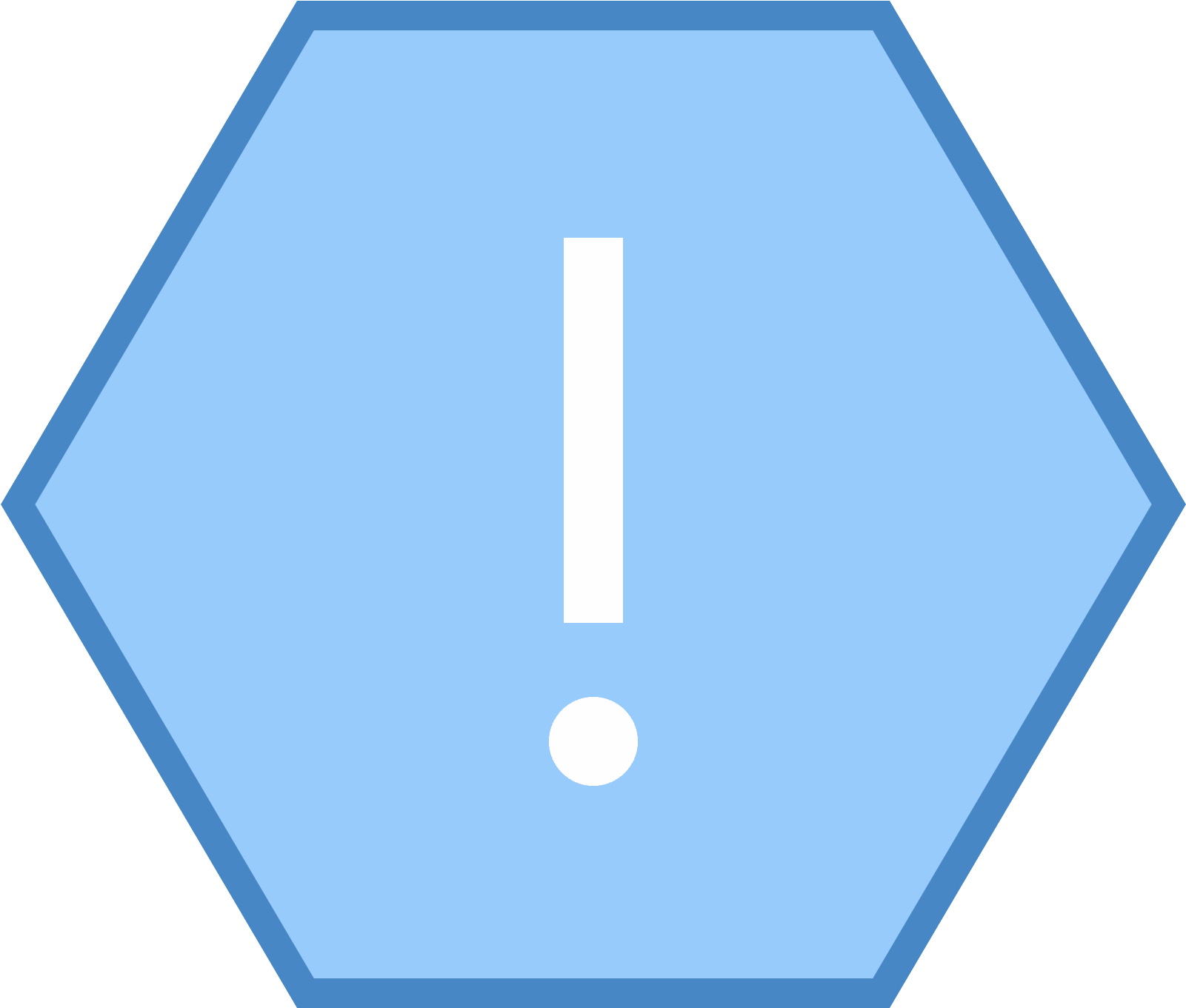 Hexagon Stop Sign , Png Download - Sign Clipart (1601x1361), Png Download