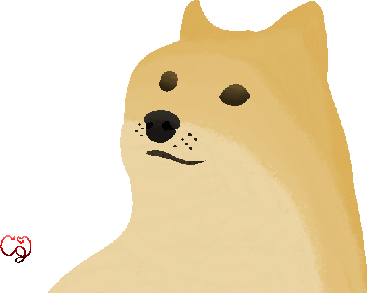 Doge - Illustration Clipart (1848x1192), Png Download