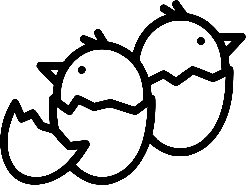 Png File Svg - Chicken And Egg Icon Clipart (980x736), Png Download