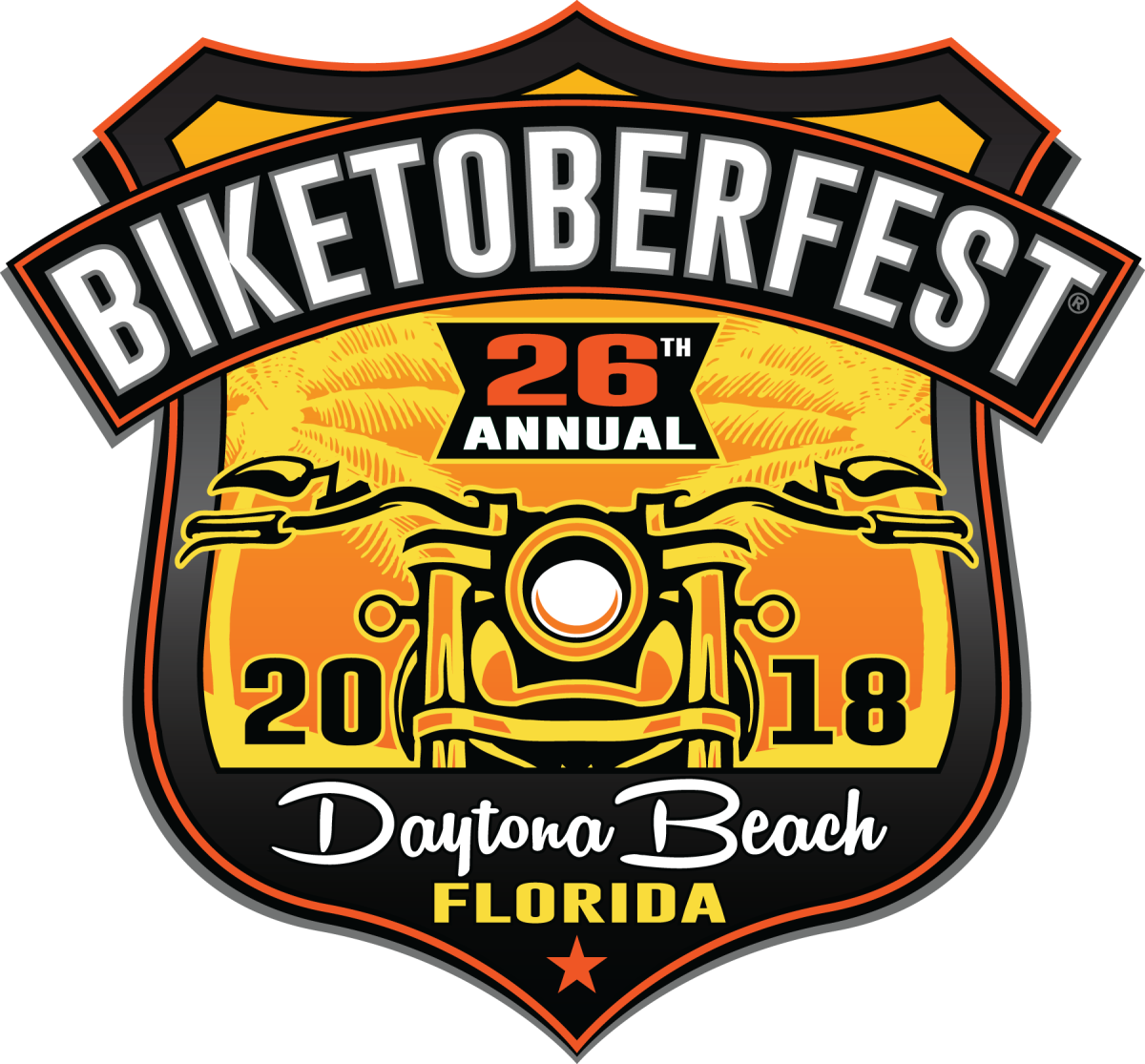 Daytona Beach Biketoberfest 2018 Clipart (1200x1115), Png Download