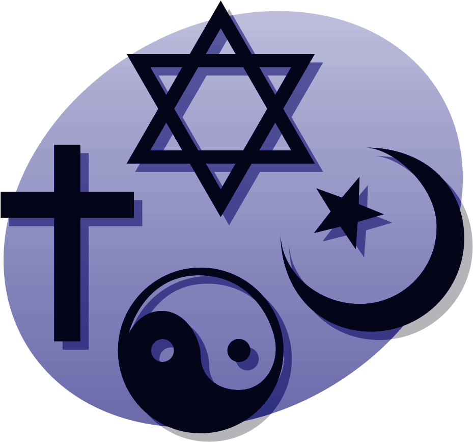 P Religion World Violet - Religion Clipart (1000x900), Png Download