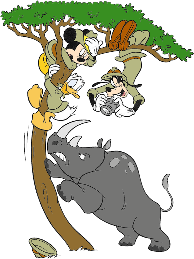 Mickey Mouse & Pals Clipart - Disney Safari Png Transparent Png (648x861), Png Download
