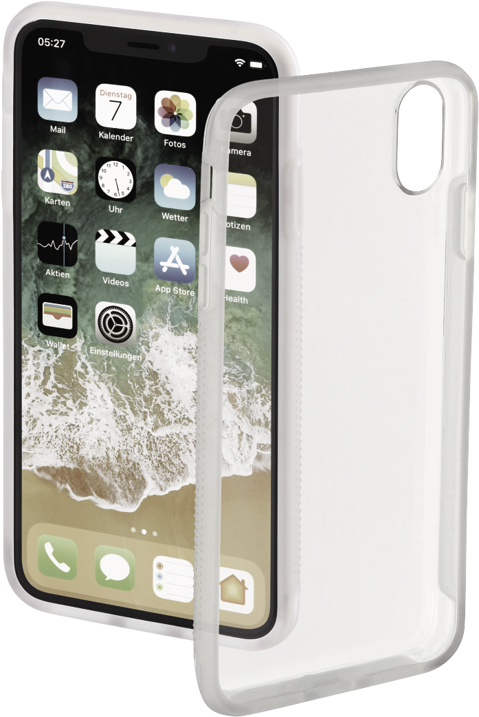 "frame" Cover For Apple Iphone Xr, Semi-transparent - Hama Iphone Xr Clipart (1100x1100), Png Download