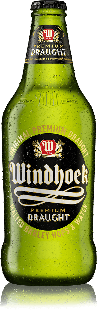 Windhoek Draught - Windhoek Draught Alcohol Percentage Clipart (409x1307), Png Download
