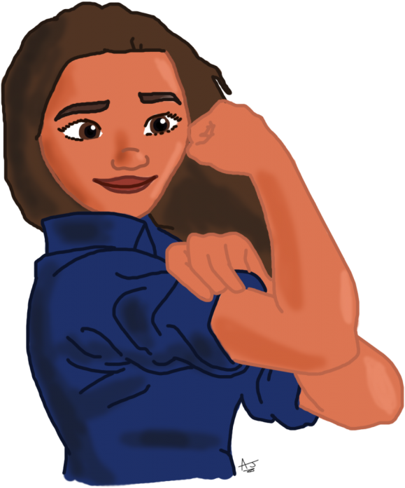 How Moana Has Made Strides For Disney - Moana Muscle Clipart (579x900), Png Download