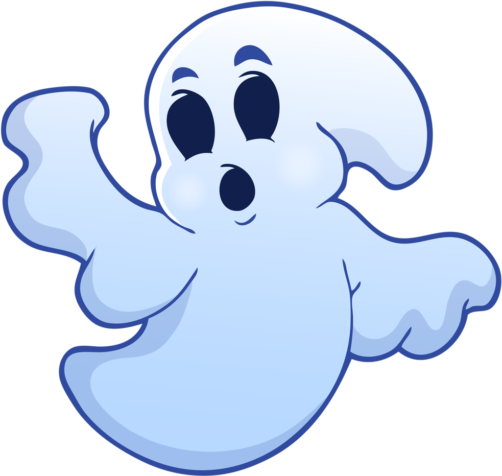 Ghost - Привидение Картинки Для Детей Clipart (1013x1024), Png Download.