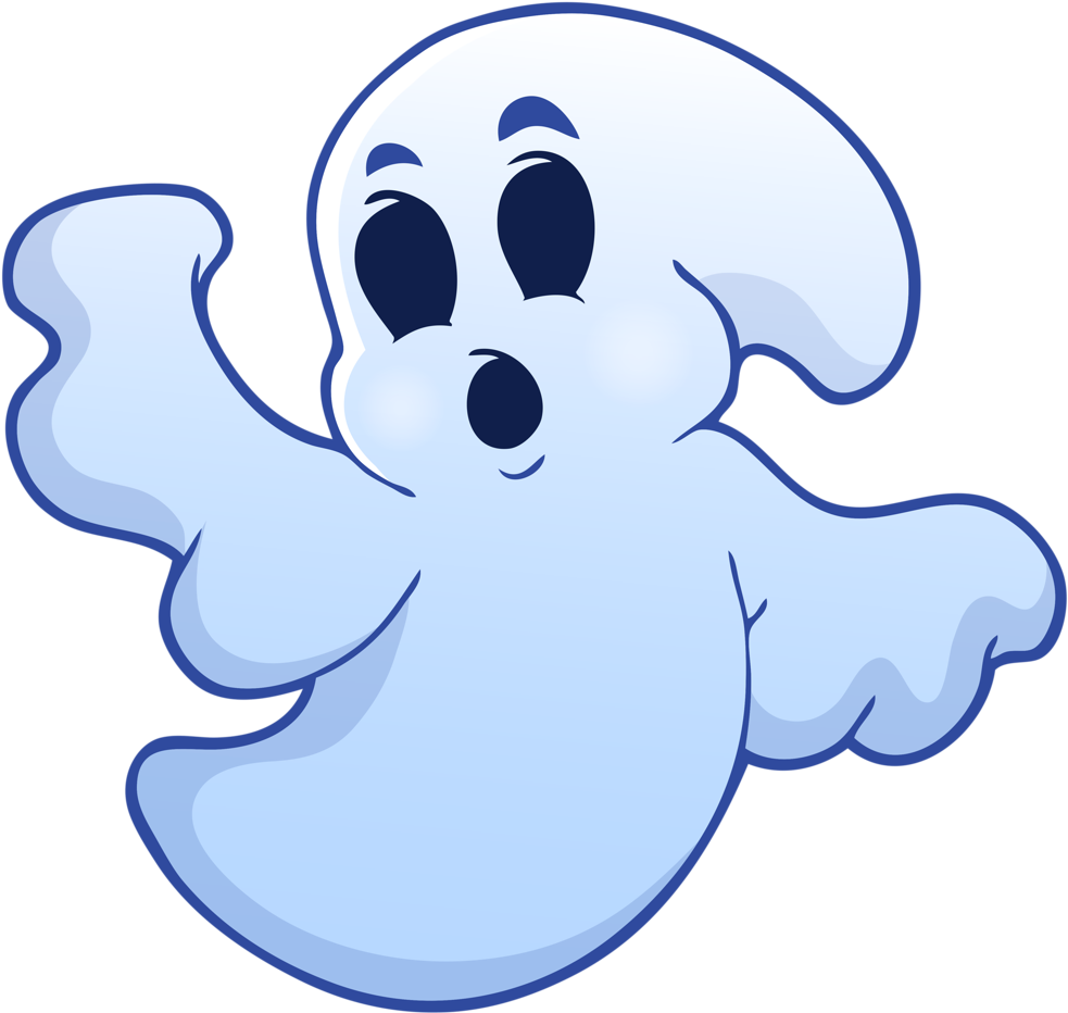 Ghost - Привидение Картинки Для Детей Clipart (1013x1024), Png Download