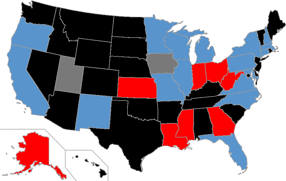 2016 Presidential Election Statewide Polling - Red Wave 2018 Midterms Clipart (959x593), Png Download