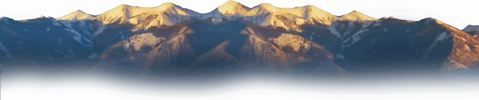 Mountains - Summit Clipart (1601x336), Png Download