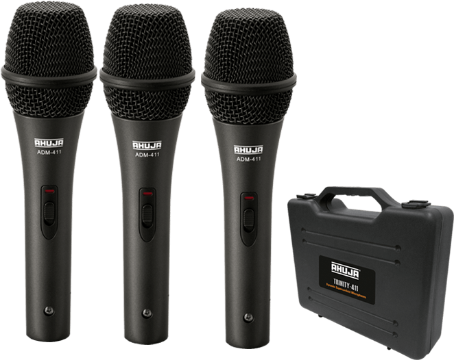 Ahuja Trinity-411 Microphone - Plastic Clipart (662x526), Png Download