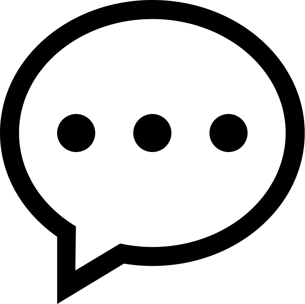981 X 980 1 - Speech Bubble With Dots Clipart (981x980), Png Download