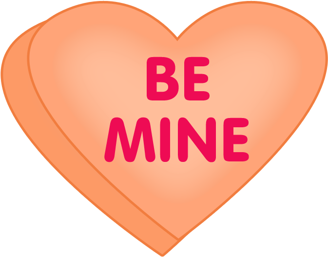 Valentine Candy Clipart - Valentines Day Candy Hearts Clip Art - Png Download (700x550), Png Download