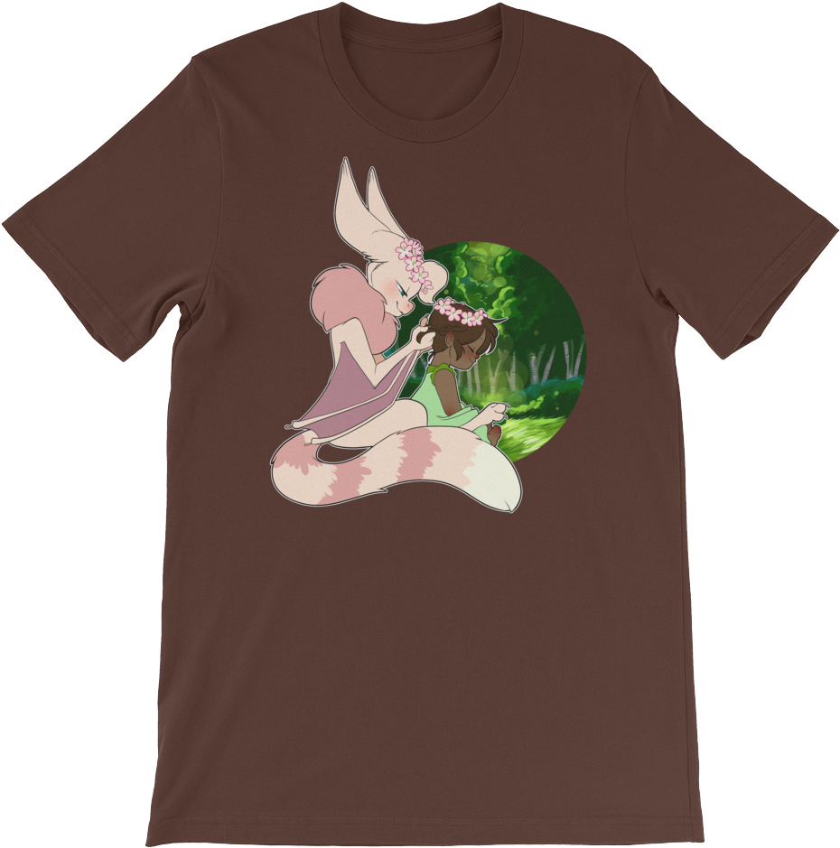 Flower Crowns T-shirt - T-shirt Clipart (1000x1000), Png Download