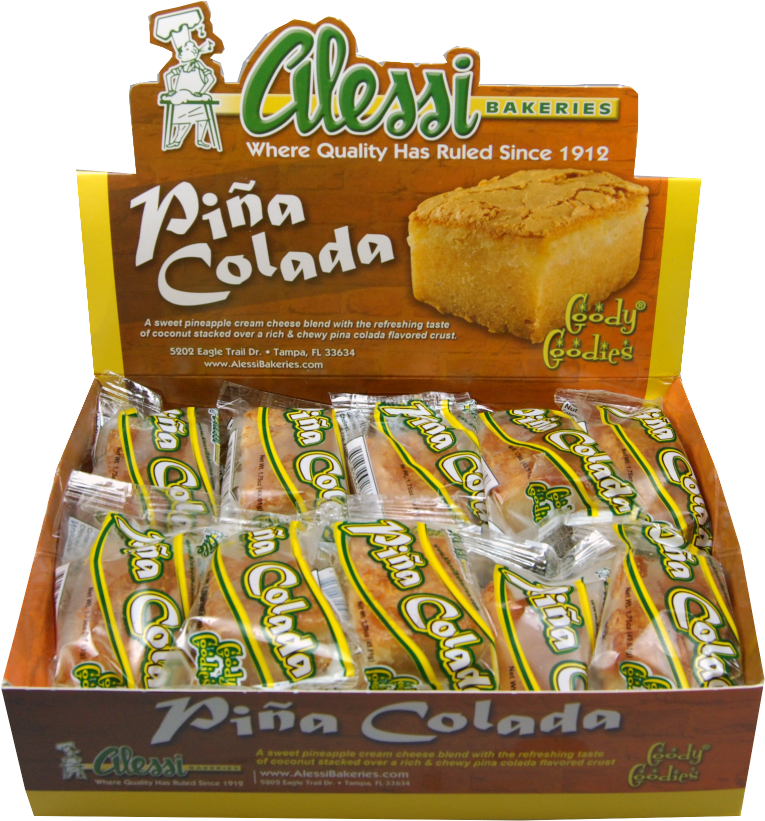 Pina Colada Display Box - Convenience Food Clipart (1663x1800), Png Download