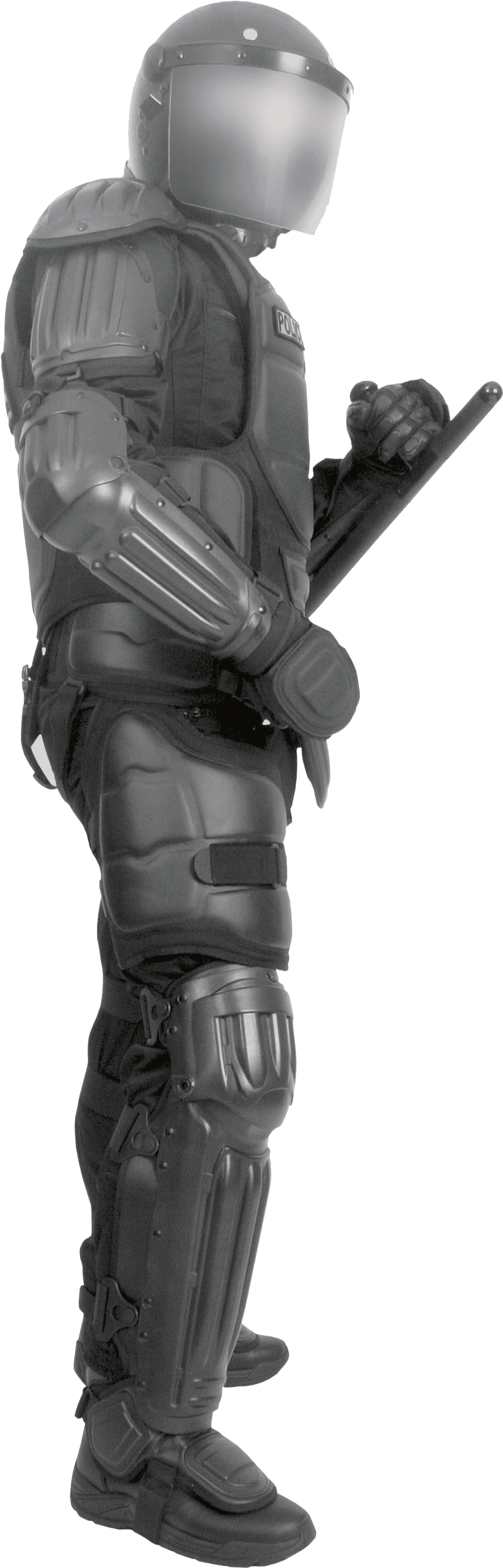 Download - Tenue Anti Émeute Clipart (1457x3365), Png Download