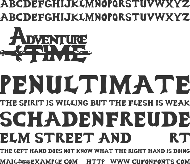 Adventure Time Logo Font Preview - Adventure Time With Finn Clipart (660x569), Png Download