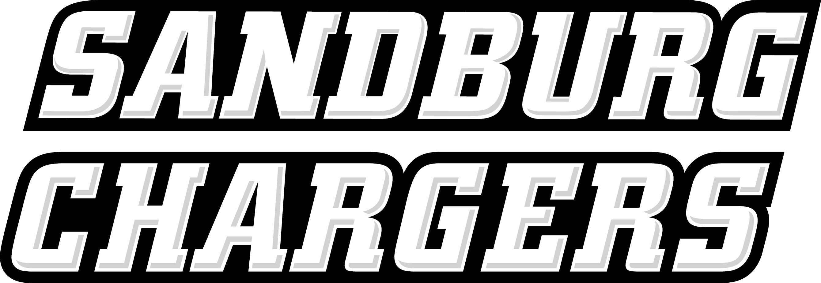 Chargers Black - Parallel Clipart (2680x924), Png Download