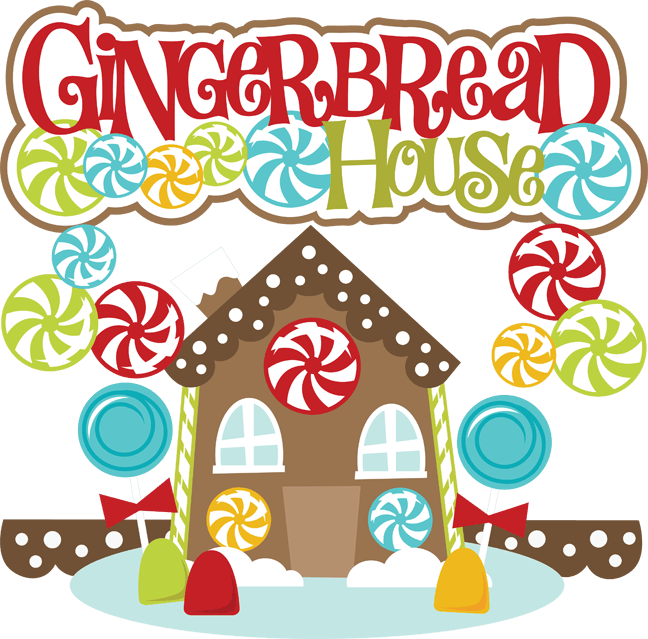 Gingerbread Candy Clipart - Gingerbread House Clipart Free - Png Download (648x639), Png Download