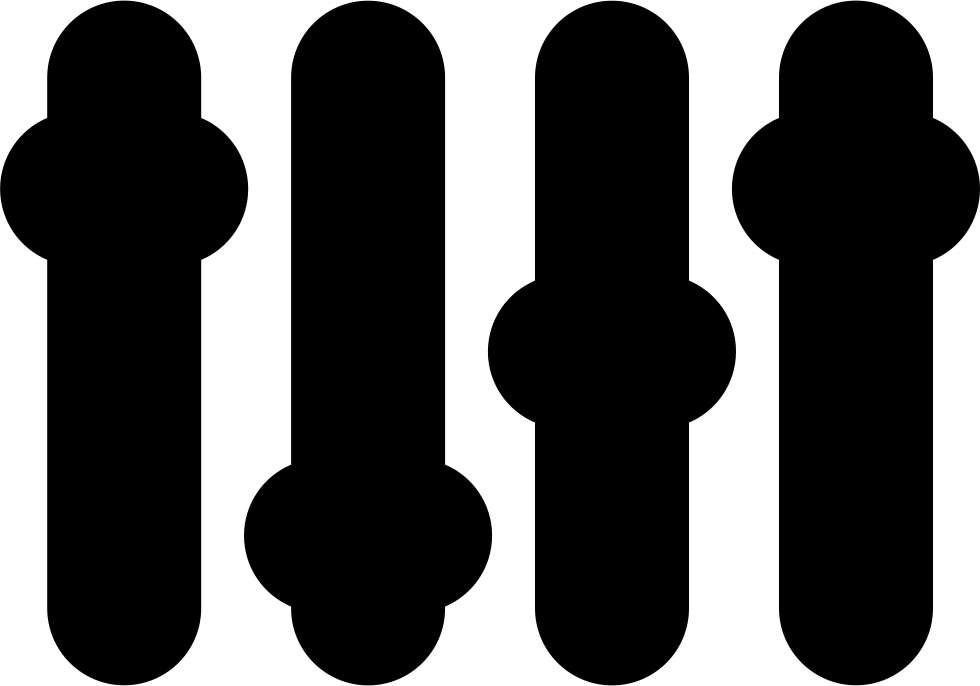 Equalizer Svg Png Icon Free Download - Cross Clipart (980x686), Png Download