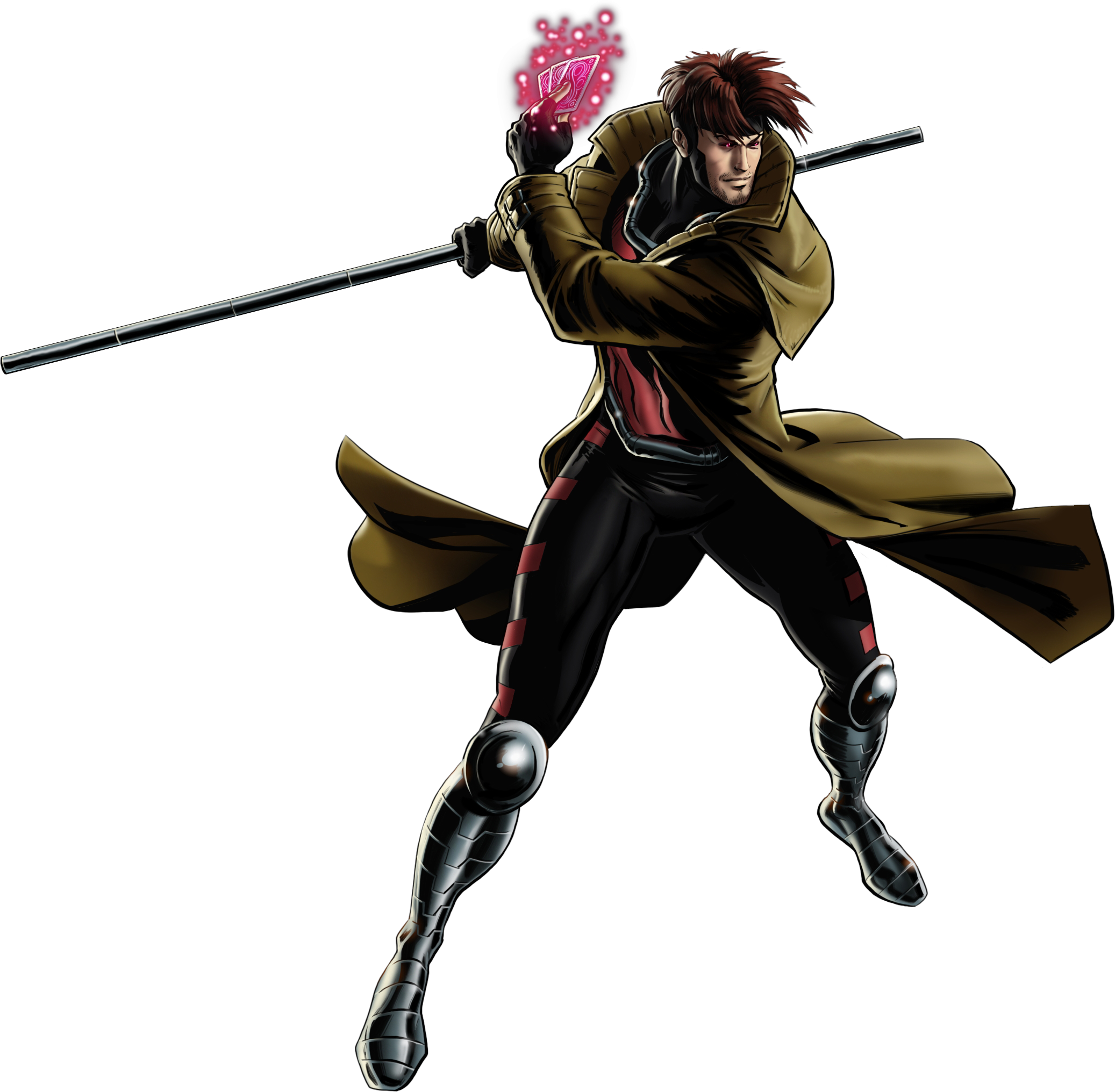 Channing Tatum's Gambit Solo Film Moves Forward With - Gambit X Men Clipart (2074x2032), Png Download
