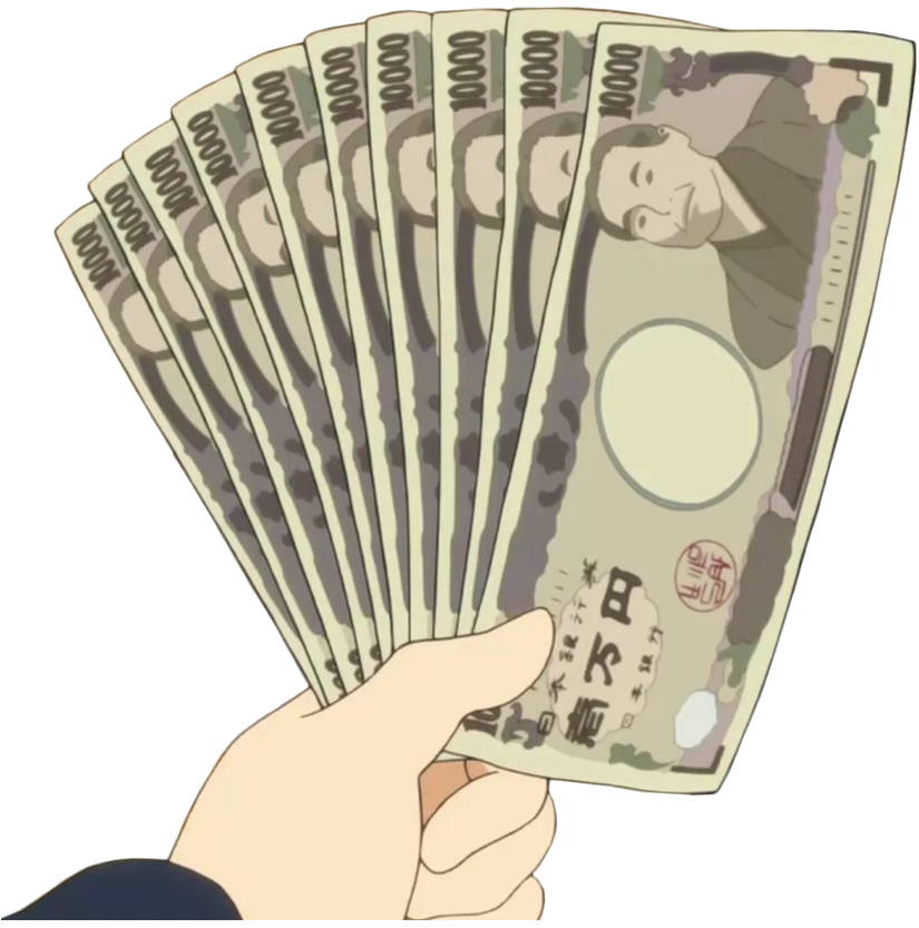 View Samegoogleiqdbsaucenao Money , - Anime Money Hand Meme Clipart (900x1040), Png Download