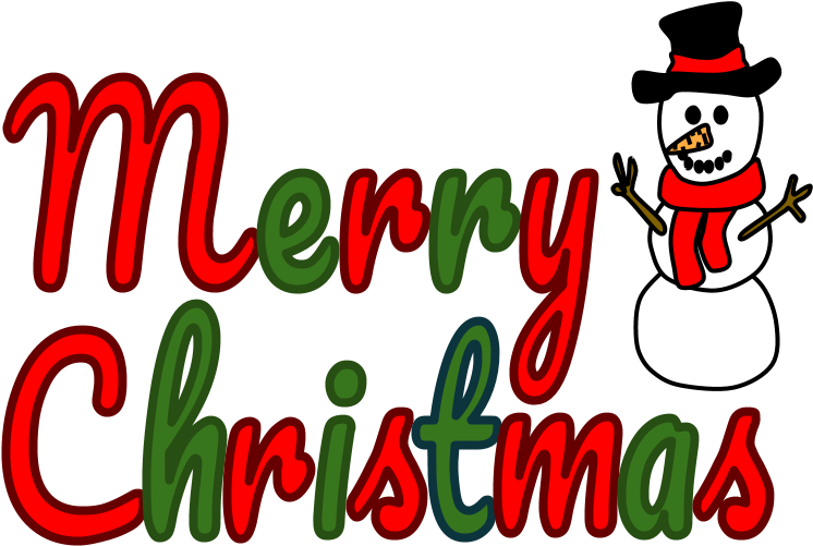 Merry Christmas Clipart (816x1056), Png Download