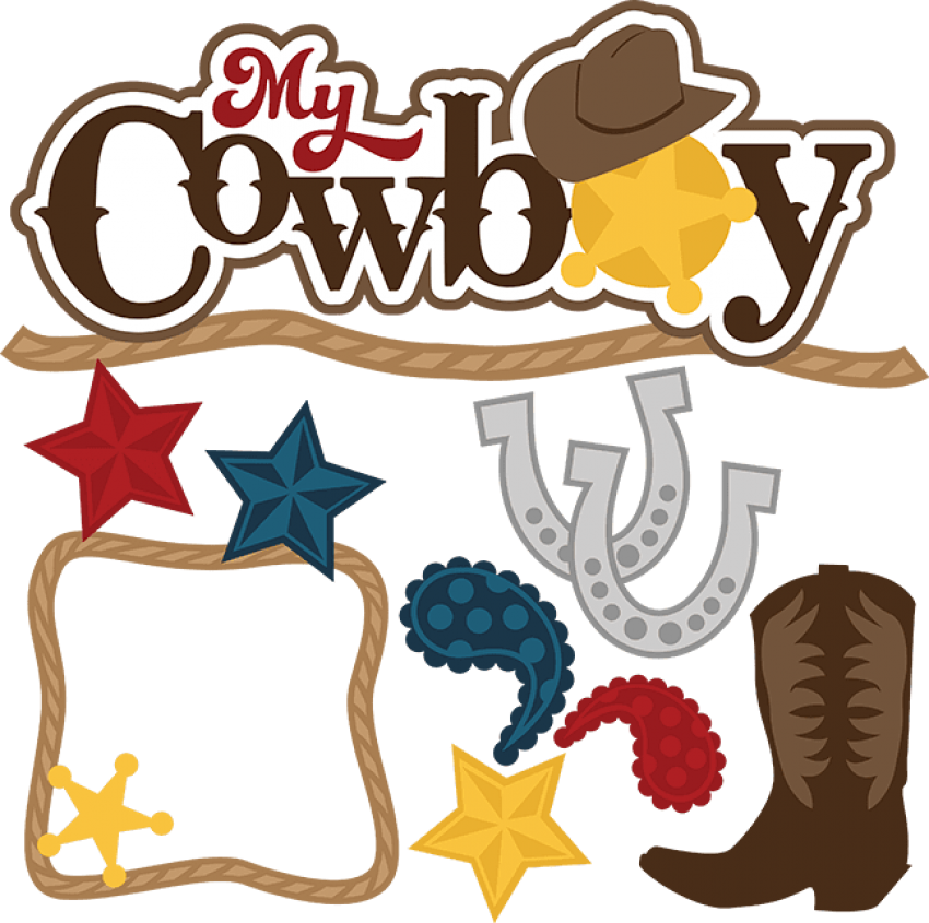 Free Png Download Cowboy Scrapbook Png Images Background - Cowboy Scrapbook Clipart (850x845), Png Download