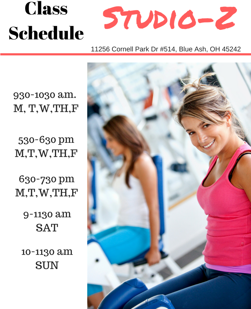 Zumba At Studio-z - Pilates Clipart (816x1056), Png Download