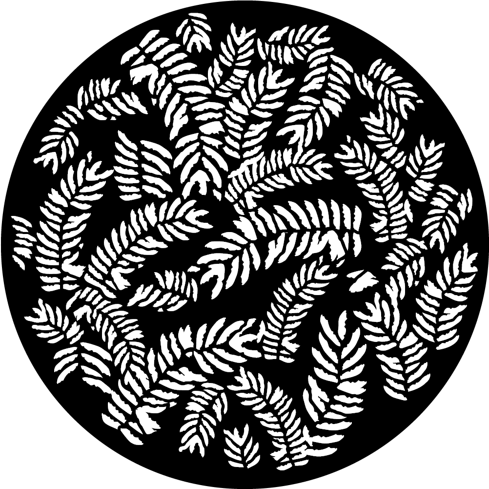 Apollo Design 1132 Fern Steel Pattern - Circle Clipart (1200x1200), Png Download