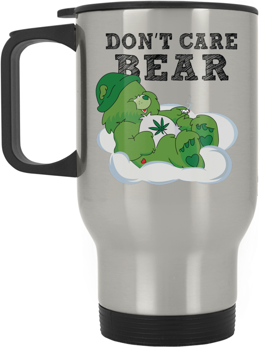 Don't Care Bear Travel Mug - Love R Clipart (1155x1155), Png Download